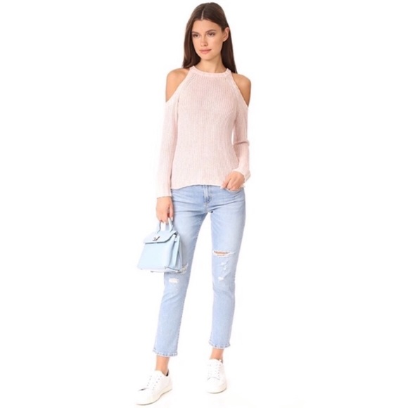 RAILS white Mika cold shoulder sweater top S - Picture 5 of 9